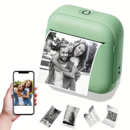 Pocket-Sized Wireless Mini Printer - Print Anywhere, Anytime!