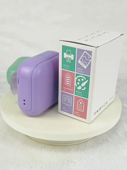 Pocket-Sized Wireless Mini Printer - Print Anywhere, Anytime!